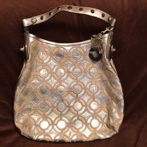 Genuine Coach bucket shoulder bag 15”wide x 14.5” deep